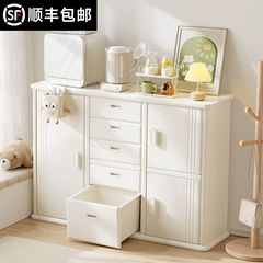 儿童玩具收纳柜婴儿置物架宝宝分类储物柜喂养台衣柜一体