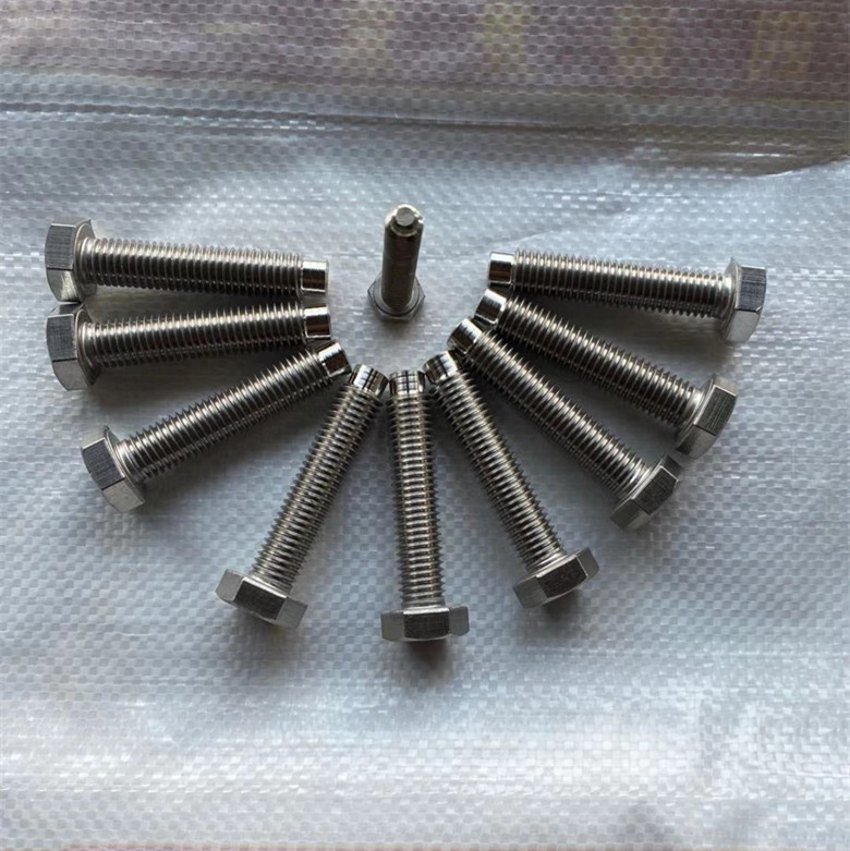20年实企304不锈钢GB27塞打外六角螺丝铰制孔用螺栓M6M8M10M12…