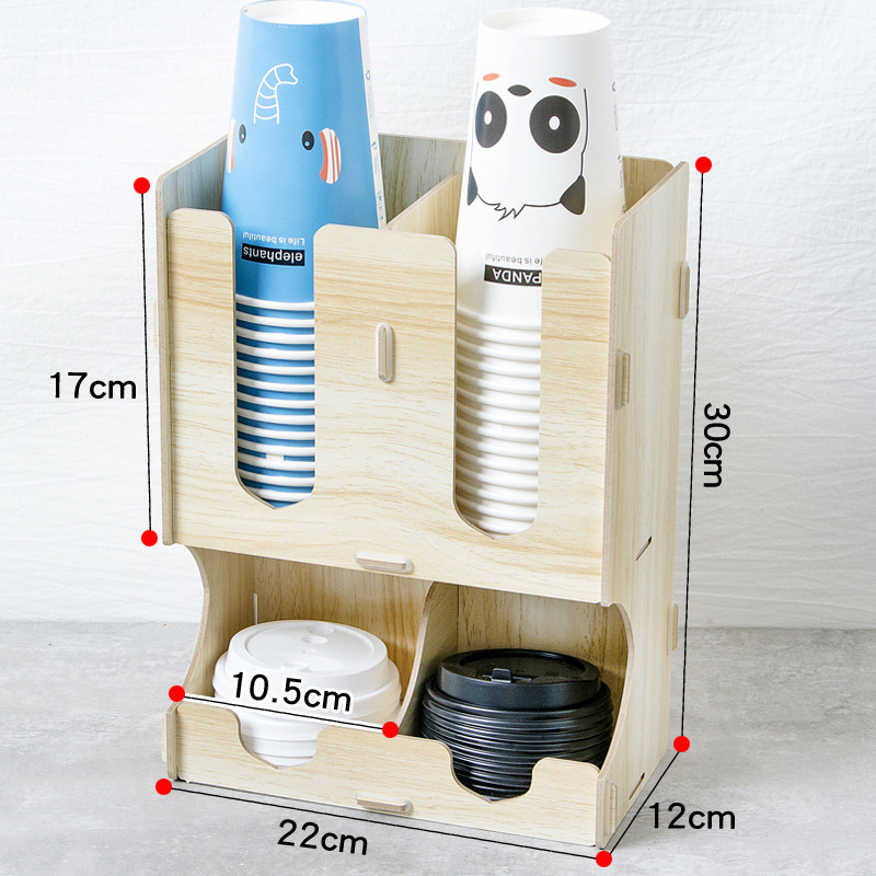 コーヒーミルクティーショップ使い捨て紙コップホルダーカップホルダーストロー収納ボックスカップディバイダーバー用品専門店センシェンシェン|undefined