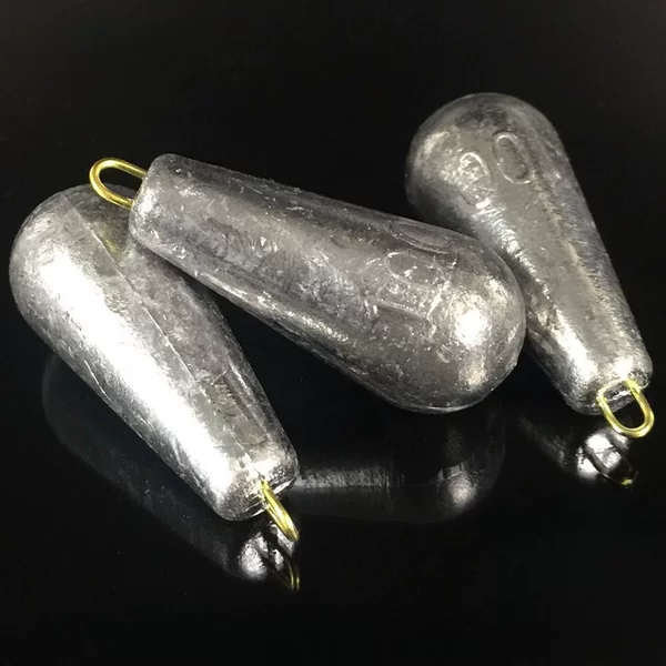 Junya fishing gear wholesale water drop-shaped lead pendant string hook lead pendant water drop lead pendant fishing gear accessories fishing gear products
