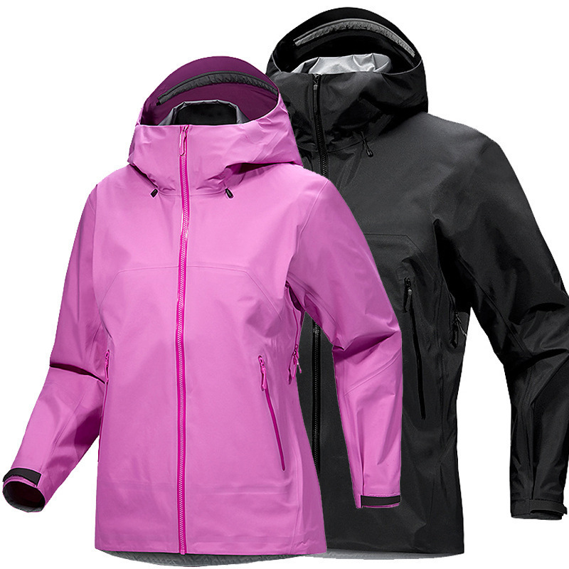 Outdoor Single-Layer Hardshell Jacket for Men and Women, Windproof and Waterproof Sports Mountaineering Jacket, Fully Rubberized Long-Sleeved Coat Sl Outdoor Single-Layer Hardshell Jacket for Men and Women, Windproof and Waterproof Sports Mountaineering Jacket, Fully Rubberized Long-Sleeved Coat Sl