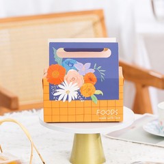 New Rice Cake Ship Snowflake Crisp Cookies, Green Bean Cake, Toffee Candy Packaging Box, Picnic Room Temperature Snack Box