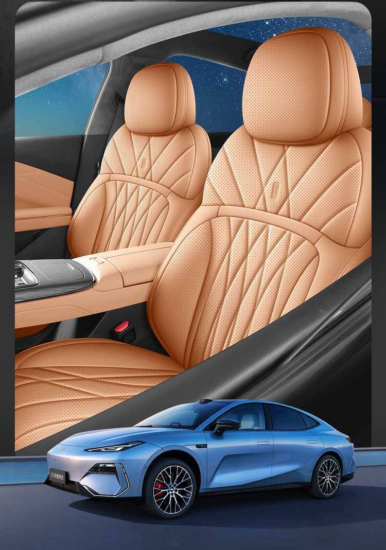 Geely Galaxy E8 dedicated car seat covers, all-season universal full-coverage seat cushions, Galaxy E8 leather breathable seat covers