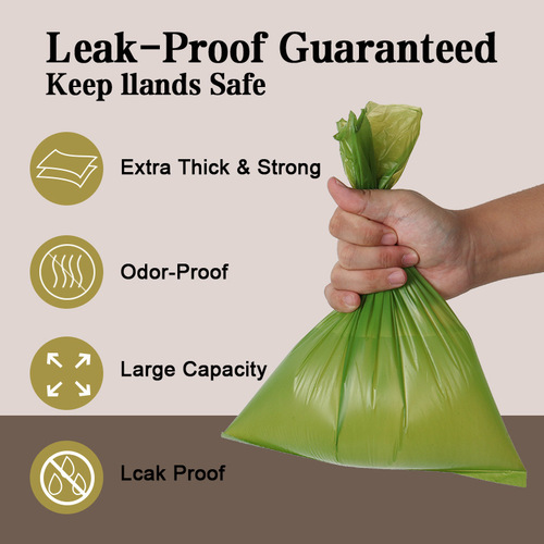 Pet Waste Bag Pickup Bag Biodegradable Dog Poop Bag Dispenser Unisex