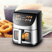 空气炸锅跨境家用大容量12L可视化触屏电炸锅外贸出口