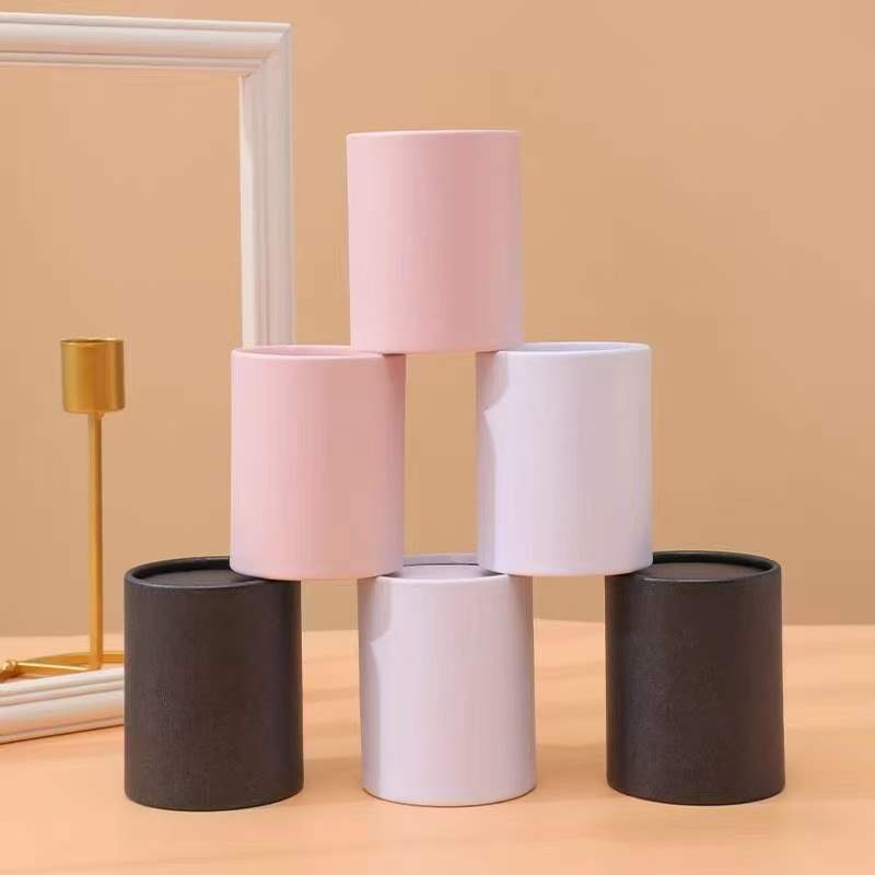 38节日迷你小花桶单支花盒圆形花盒鲜花包装花艺插花盒抱抱桶礼盒