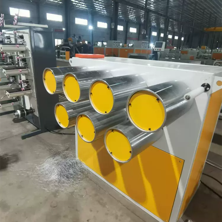 广东挤出机原厂直供 聚氨酯包覆涤纶丝生产设备 包缠纱机器生产线