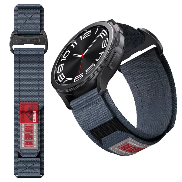 Suitable for Huawei Gt3/4 Nylon Velcro Woven Watch Strap Universal Samsung Tactical 20/22mm