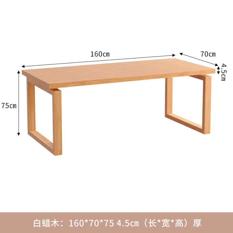 Fábrica directa Mobien mesas de comedor de madera sólida combinación de mesas de comedor rectangulares pequeños hogares modernos y simples lujosos