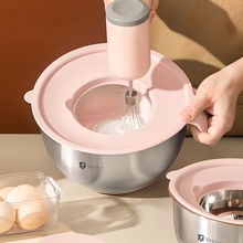 英国304不锈钢盆烘焙工具加深打蛋碗揉面和面奶油烘培打发盆中国