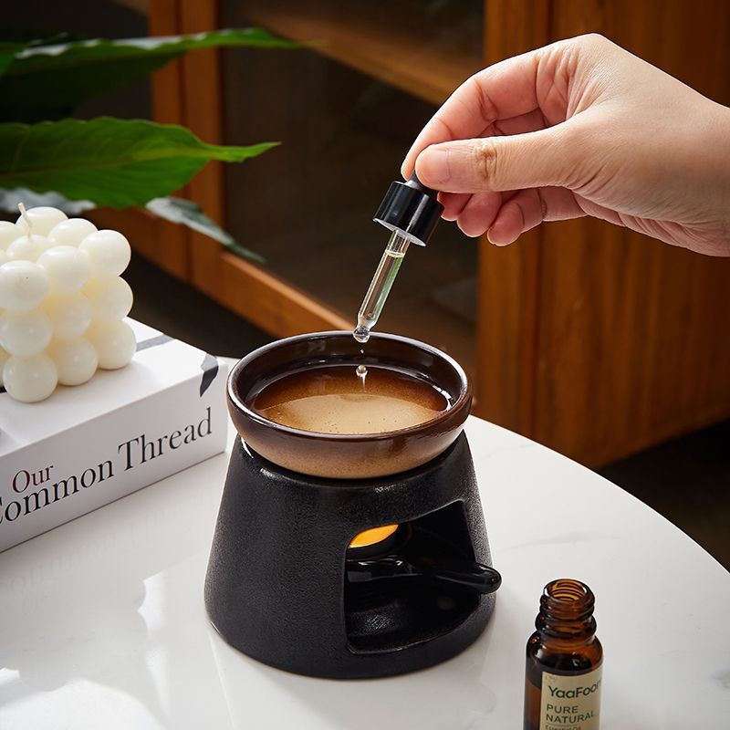 复古香薰蜡烛香薰炉新款陶瓷加热炉精油灯|undefined