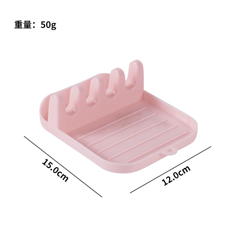 【얇고 가벼운 OPP 포장】 냄비 뚜껑 거치대 / 핑크
