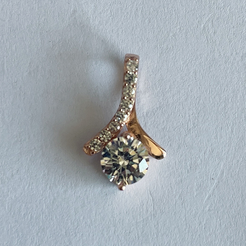 S925��������ٴ�΢���ʯ��׹���� Ůʿ����������