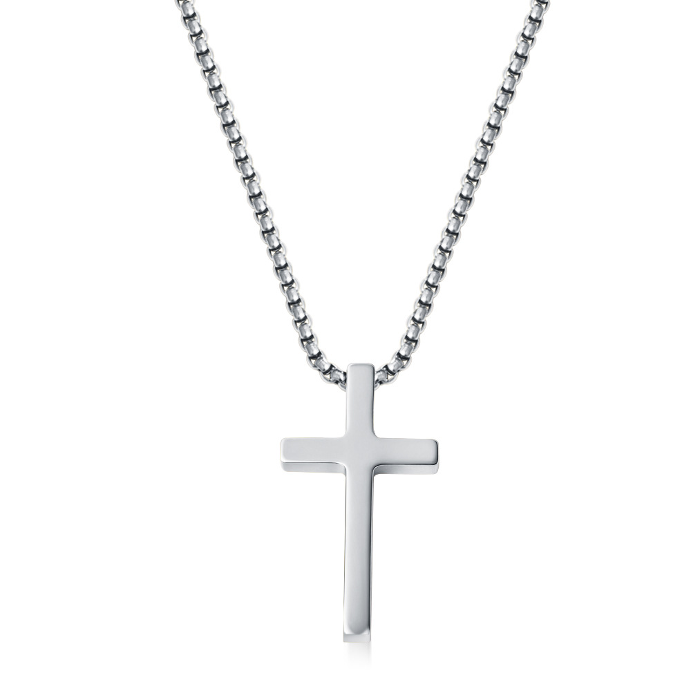 Moda transfronteriza hombre hip hop cool personalidad de colgante de acero inoxidable colgante simple joyas de textura