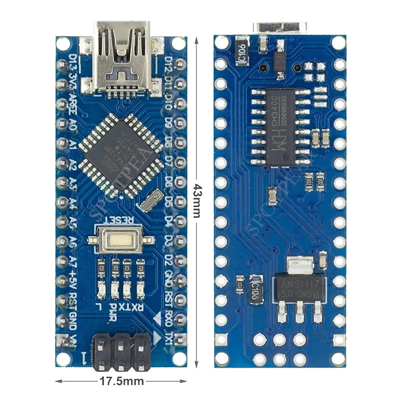 Nano платформа разработки ATMEGA328P Мини/Type-C/Микро USB подходит для arduino
