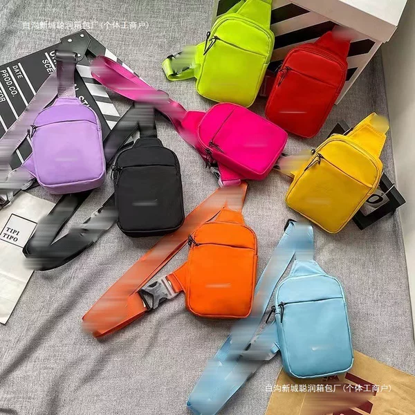 Children's Bags, Fashionable Trendy Brand Sports Chest Bags for Boys and Girls, Outdoor Super Popular Stylish Bags, Shoulder Bags, Waterproof
