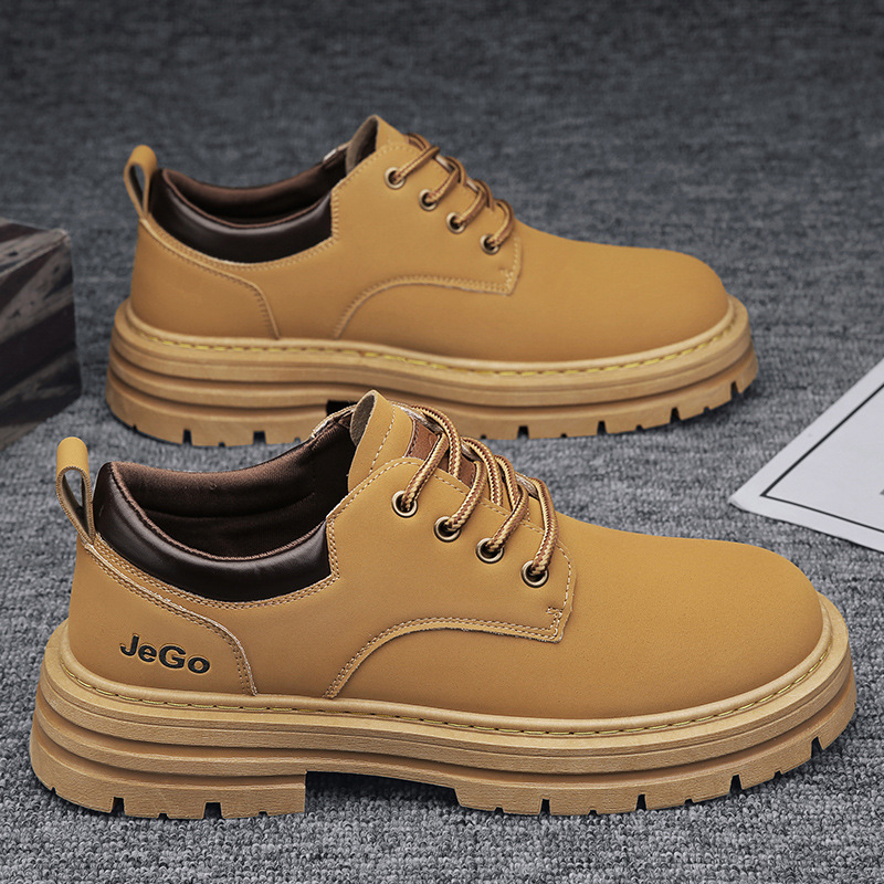 Botas Martin para hombre de verano nuevos zapatos de hombre impermeables, antideslizantes, zapatos de trabajo casuales para hombres, zapatos de moda para hombres