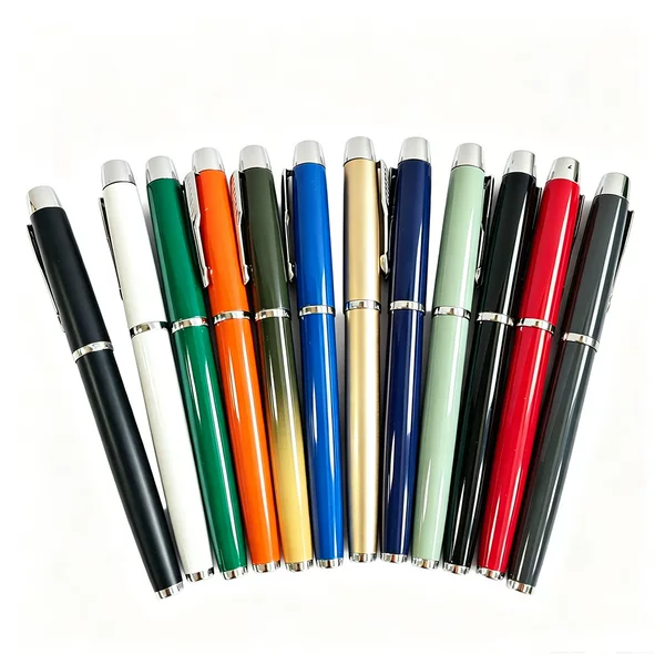 Manufacturer's cross-border multi-color business metal ballpoint pen for notebooks, corporate gifts, event and exhibition gifts, neutral pen