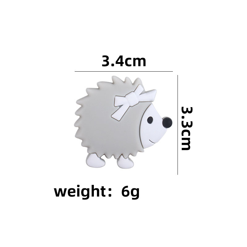 Creativo DIY bebé suministros nube erizo joyería de silicona bebé pezón anti-gota cadena molar mordedor pulsera Accesorios