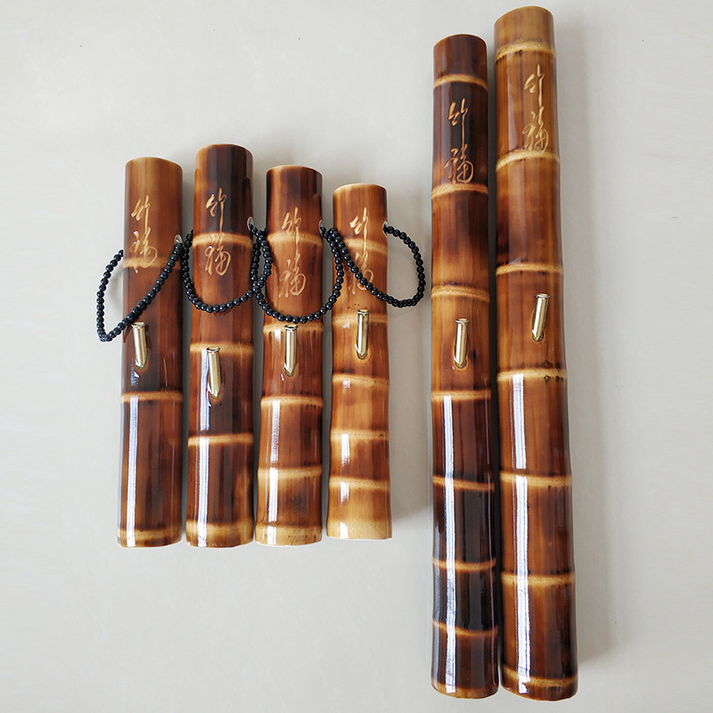 Hookah de bambú Dalu bambú largo y corto conveniente tubería de cigarrillos tubería de filtro Yunnan Zhanjiang Wenwo