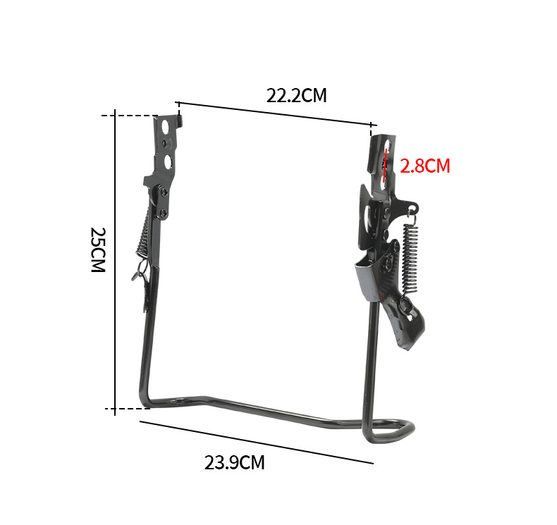 Suitable for No.9 V30C/Vzmix Electric Vehicle Rear-Mounted Double Support Thickeneded Reinforced Double Support Parking Rack Accessories