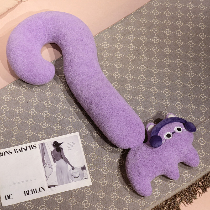 INS viento punto de interrogación felino almohada de brazo largo almohada de pierna almohada de dopamina almohada de cabecera nueva almohada de sueño fábrica directa