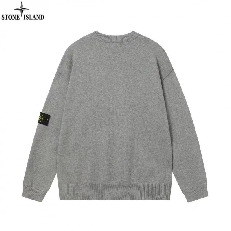Высококачественная правильная версия нового casual вязаного пуловера Stone Island 24FW для мужчин и женщин, в одном стиле как для стрижек