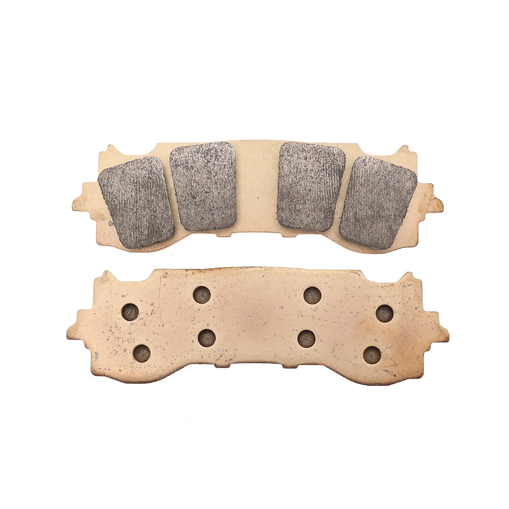 Motocicleta base de cobre sinterizado placa de freno GL1800 alas doradas freno delantero FA717