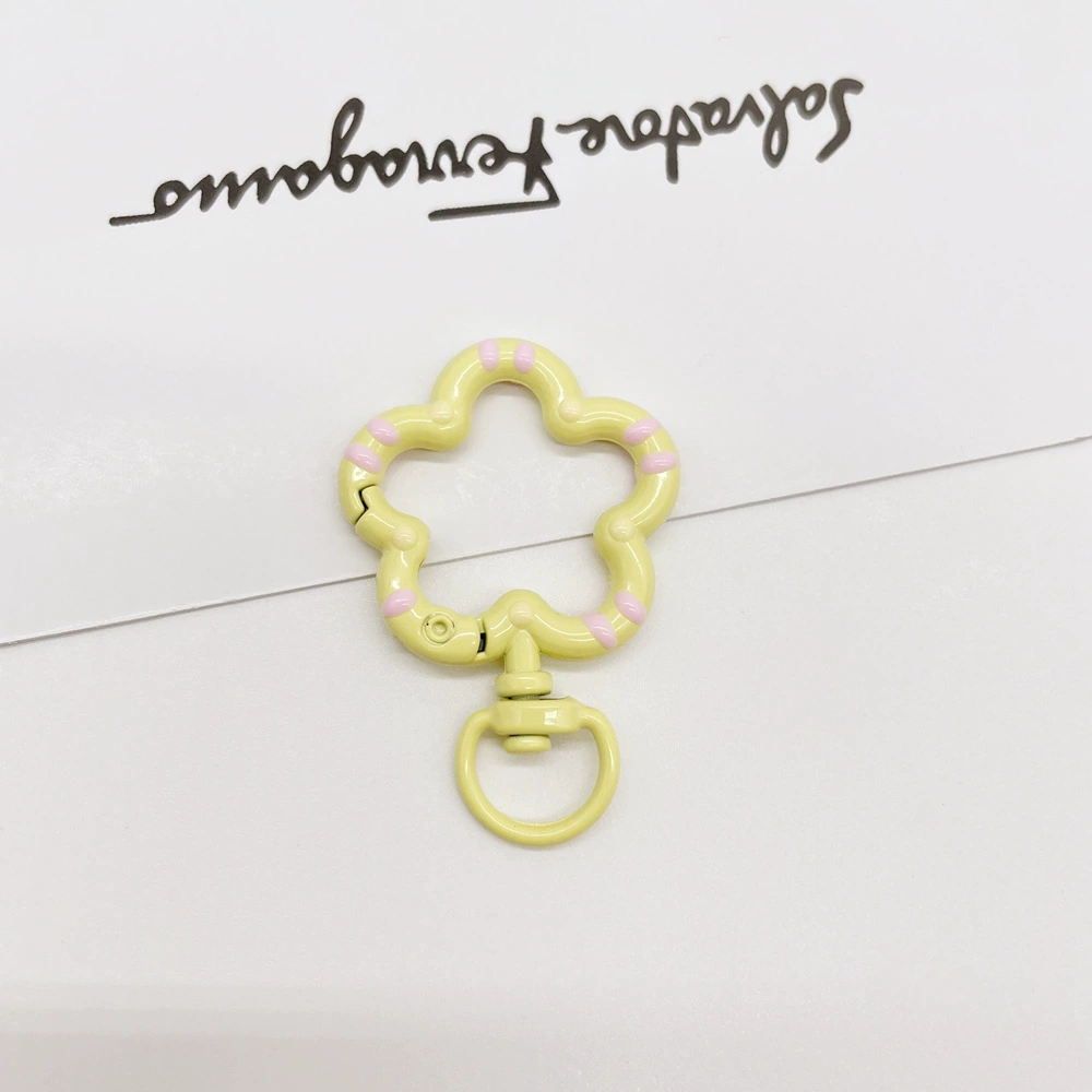 Universal keychain flower-shaped, accessories, flowered, DIY