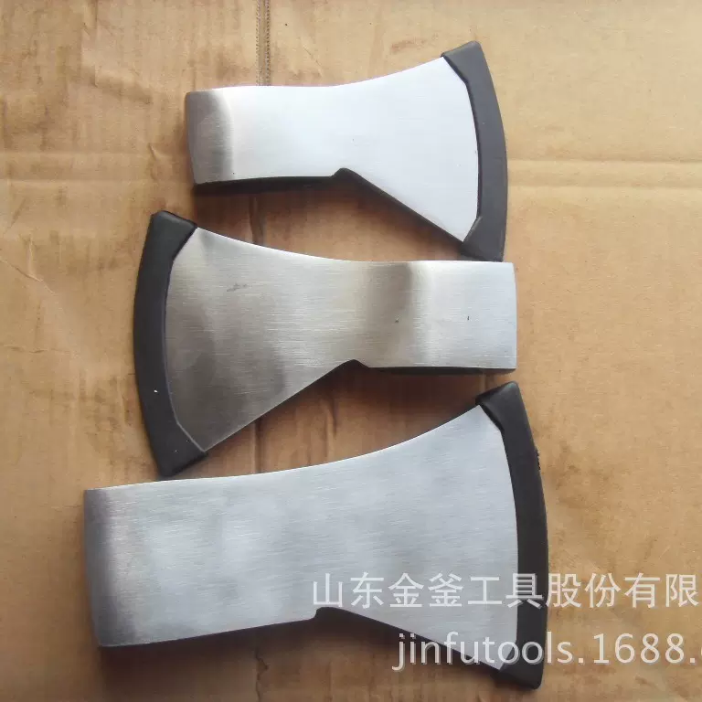 厂家加工木柄黑头斧头户外野营劈柴消防救生伐木消防斧砍柴