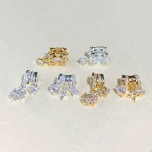 14k包金强保色水晶diy金粉世家配件蝴蝶爱心花瓣堤溜隔珠手串配饰