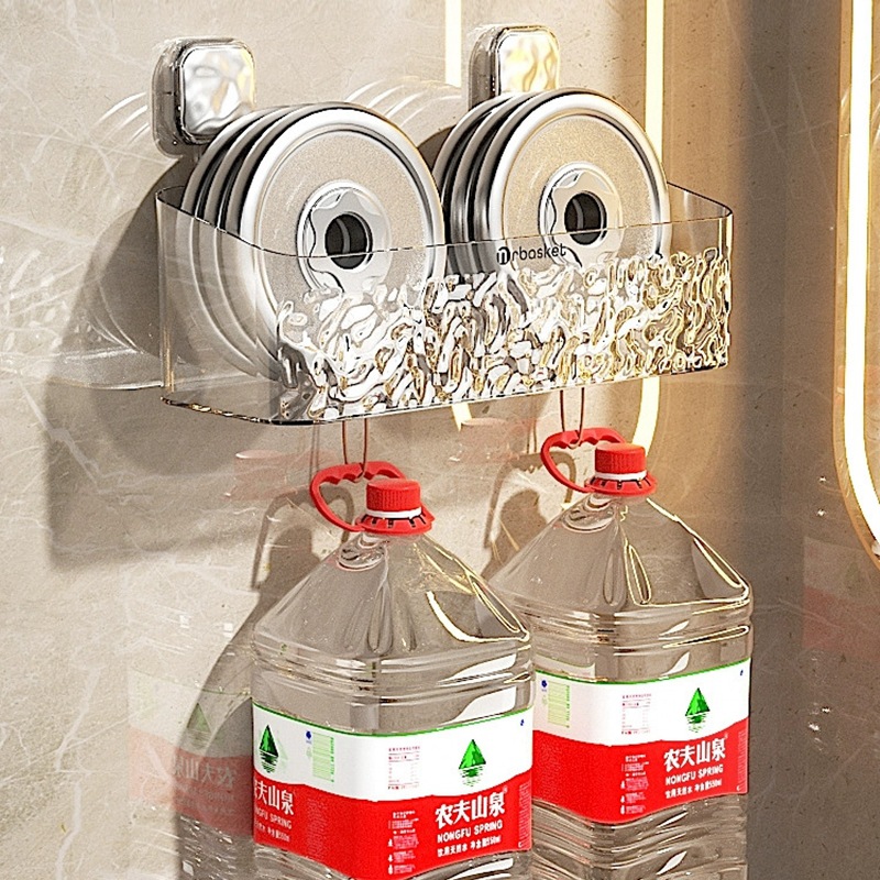 Baño peine de almacenamiento rack ponche-libre baño cesta colgante de pared inodoro lavabo máquina de afeitar cepillo de dientes tubo de almacenamiento