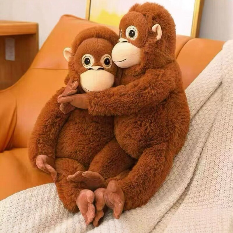 Cute Gorilla Plush Toy Long-Armed Monkey Bag Creative Curtain Hanging Doll Children's Stuffed Toy