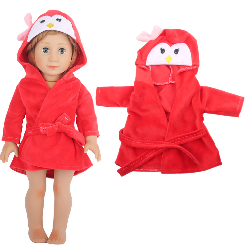 18 pulgadas American Girl muñeca pijamas 43cm xiafu muñeca ropa traje muñeca lindo camisón Pijamas