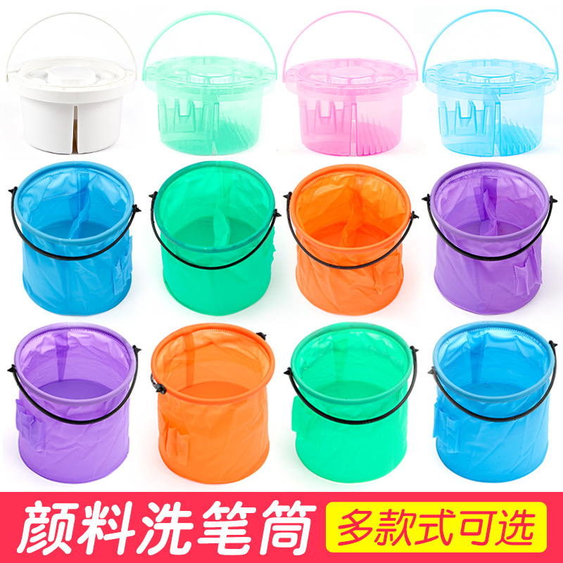 Children's painting art paint palette palette plate kindergarten early education watercolor gouache painting graffiti painting materials