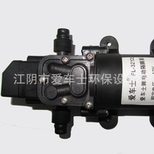 12V24V双螺纹高压洗车72W智能隔膜泵6L自吸冷却泵开关微喷雾器泵
