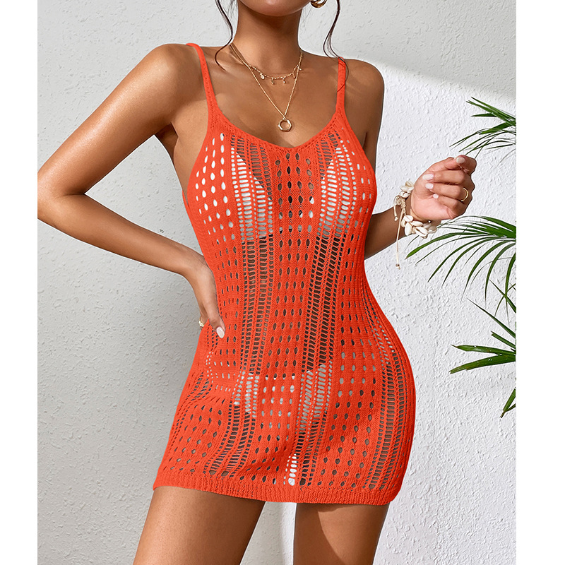 91g Weight Above Knee Dress Length Type Sleeveless Sleeve Length Sundress Dresses Type Polyester Fabric Type High Waist Waist Line 1 Piece Quantity Fitness, Swimming Occasion U Neck Neckline Slim Fit Type Solid Color Pattern Women's Gender Sexy Style Women's Solid Color Sexy Cover Ups 10