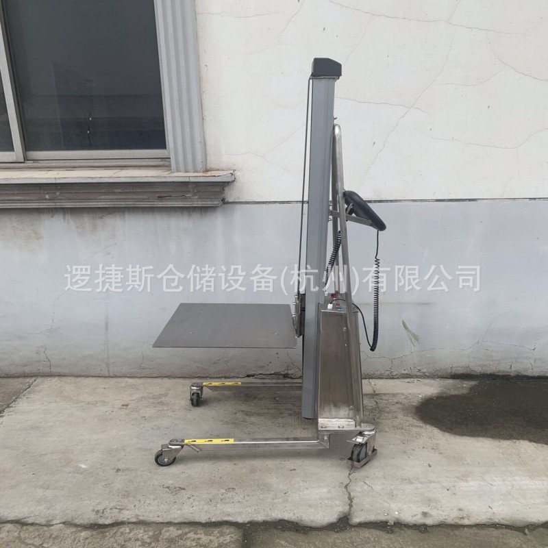 非标不锈钢工位车液压轻型304电动堆高车轻型液压升高工位车