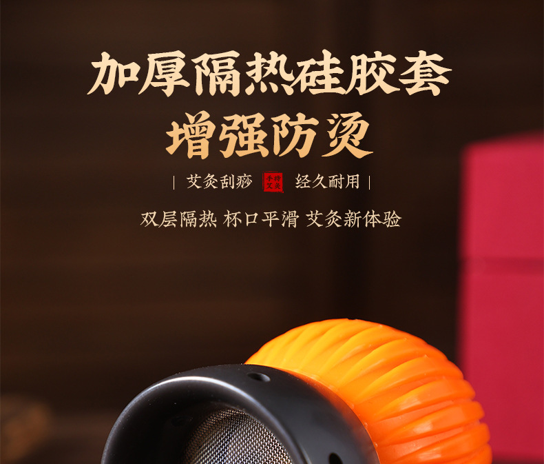 Bian Stone Fire Dragon Cup Moxibustion Jar Lotus Rim Gua Sha Massage Tool for Face Back and Waist Home Use key features