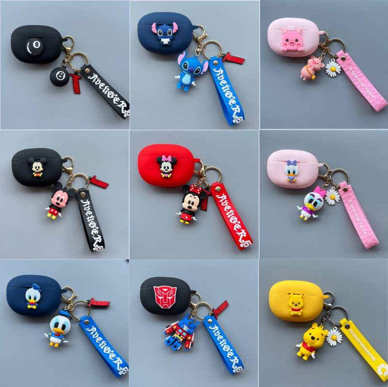 Suitable for honor pro MOECEN X5e wireless Bluetooth headset protective case silicone Cartoon creative soft case
