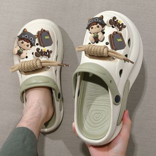 German Deodorant Clogs Men's Summer 2025 New Outer Wear Eva Toe-Toe Anti-Slip Wear-Resistant Sandals
