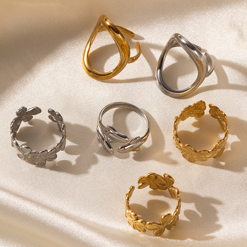 TENA Europa y América de verano vacaciones de moda playa de arena estrella de mar conchas de diseño anillo ligero de lujo de alta sensación de joyería al por mayor