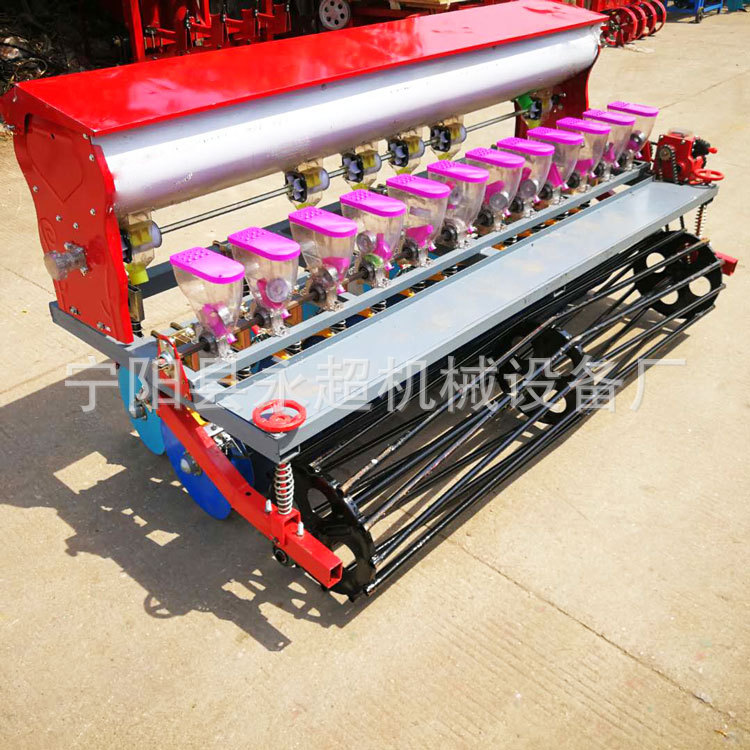 谷子蔬菜播种机 拖拉机带6行8行苏子播种机 种肥同播机
