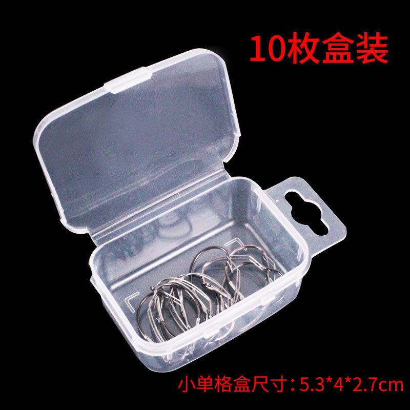 8003 protección de dientes de pesca invertida gancho único anti-colgante inferior anzuelo atado alambre de acero suave gusano Luya pequeños accesorios afilados