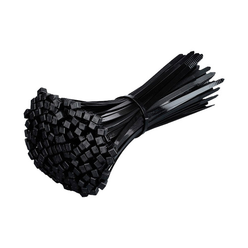 Self-locking Nylon Cable Ties Bulk Wholesale Black and White Plastic Cable Ties 4*200 Spool Strapping Band Manufacturer