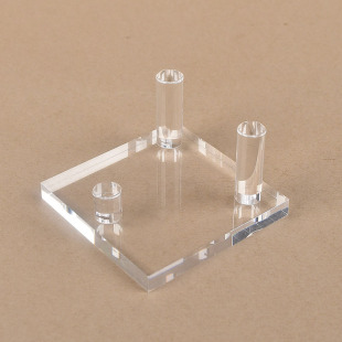 Acrylic transparent natural ore jade, jewelry, stand