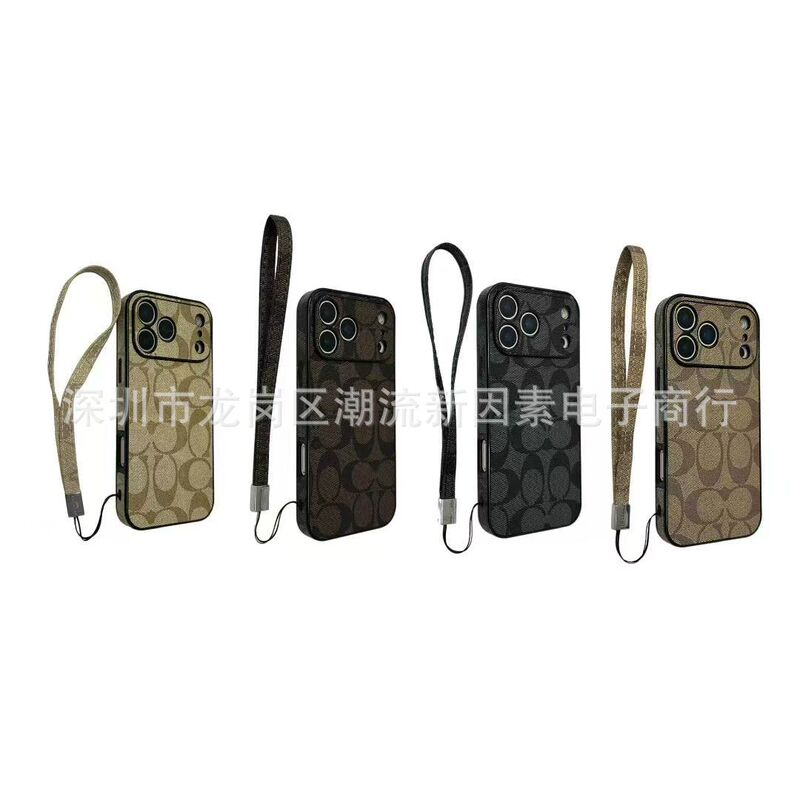 Suitable for Apple 17Promax Mobile Phone Case Satchel Rope Side Bag Soft Shell 16Promax Protective Cover for Women