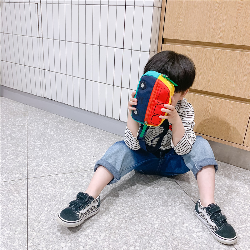 Lindo coche de Los Niños bolsa de mensajero ligero mini niño mochila bolsa marea niños moda bebé bolsa de pecho