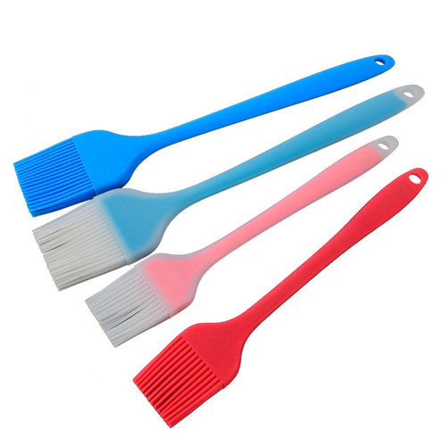 All-in-one all-in-one handle silicone brush cake baking tool cream brush bbq barbecue bristle brush sweeper high temperature resistance