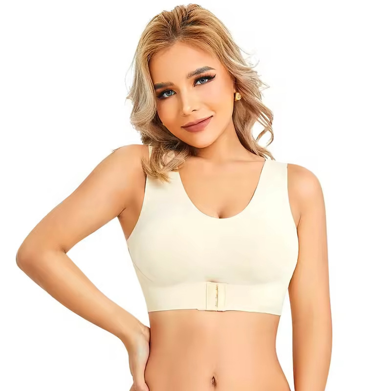 Cross-border Hot-selling Sports Postoperative Bra Casual Comfortable Front Chest Adjustable Push-up Shaping Postoperative Bra Underwear